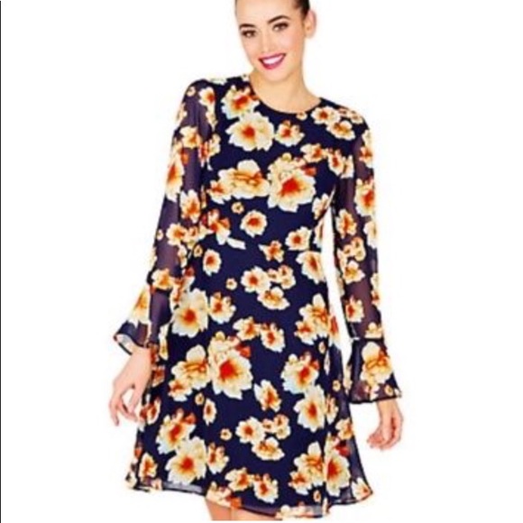 NWT Betsey Johnson Sz 2 Silky Dress - Picture 6 of 11